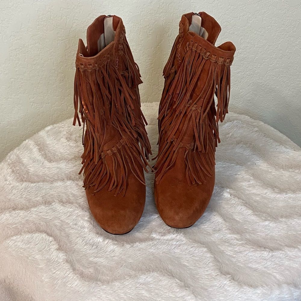 Jean-Michel Cazabat Fringe Booties - Picture 3 of 10